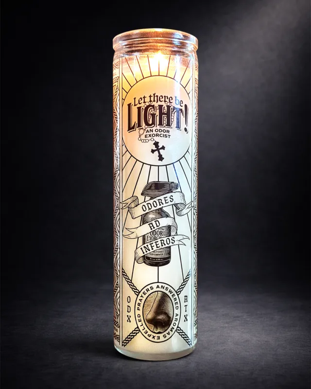 Natural/Clean Scented Soy Wax Prayer Candle - 12 oz