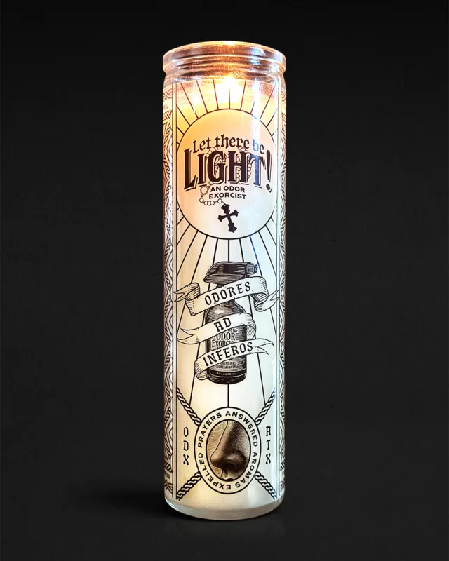 Natural/Clean Scented Soy Wax Prayer Candle - 12 oz