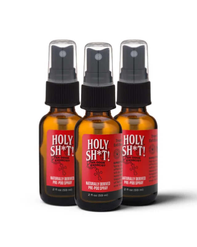 Holy $#*☥! - Naturally Derived Pre-Poo Spray - 2 oz (3-Pack)