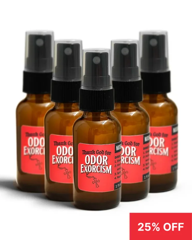 Naturally Derived Odor Eliminator - 1 oz Travel Size (5-Pack)