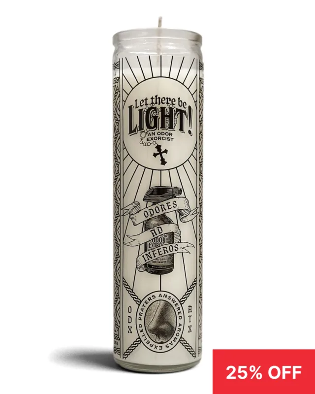 Let There Be Light! Naturally Scented (S)Prayer Candle - 12 oz