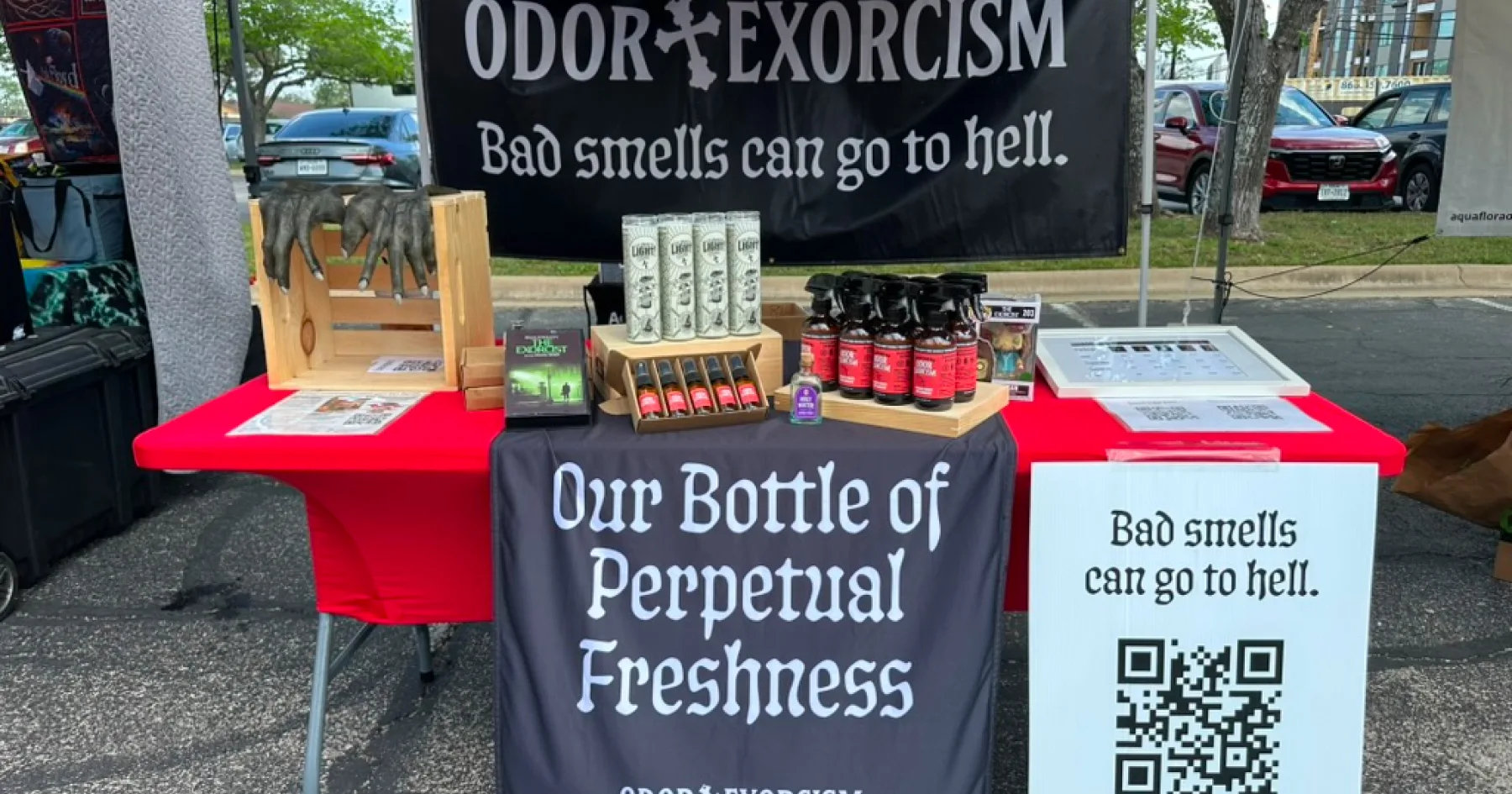 It’s market season in Austin, Texas, and Odor Exorcism is here for it.