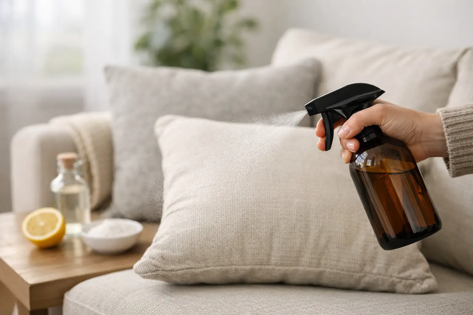 Natural Spray for Couch Cushions That Works
