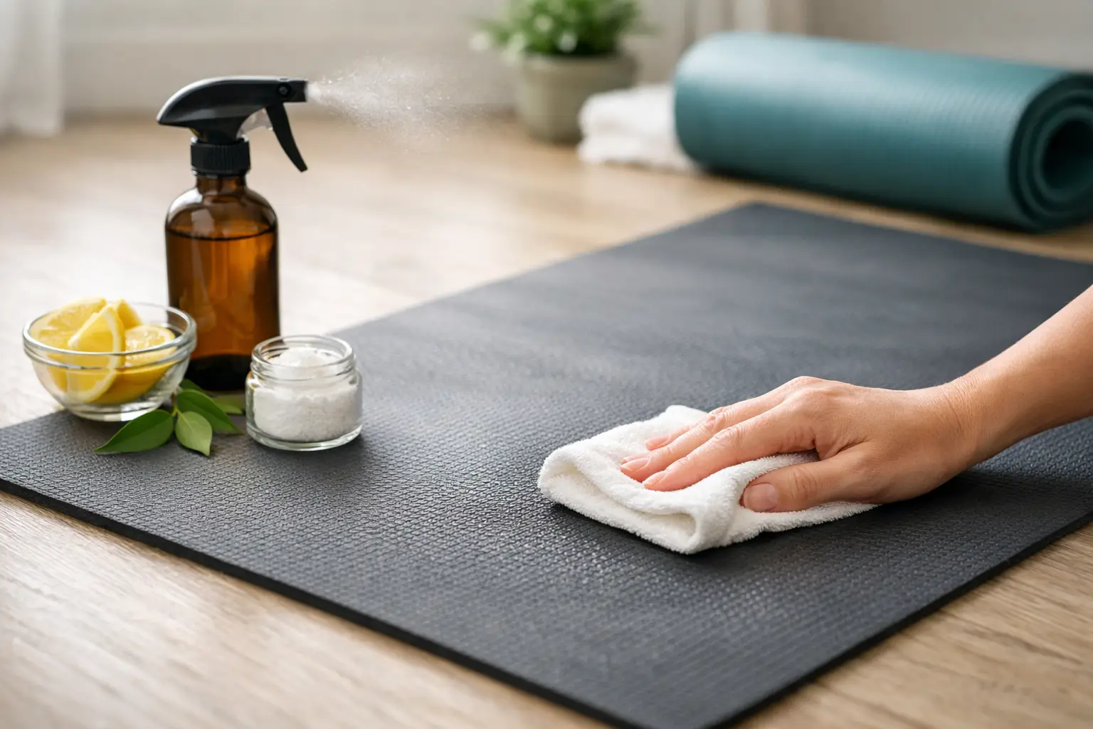 Yoga Mat Deodorizing Without Chemical Fog